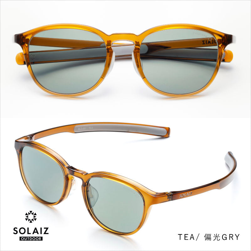 SOLAIZ ソライズSLD-001 OUTDOOR 偏光レンズサングラス SOLAIZE/ソライズ サングラス（偏光レンズ搭載）ミドルウエリントン