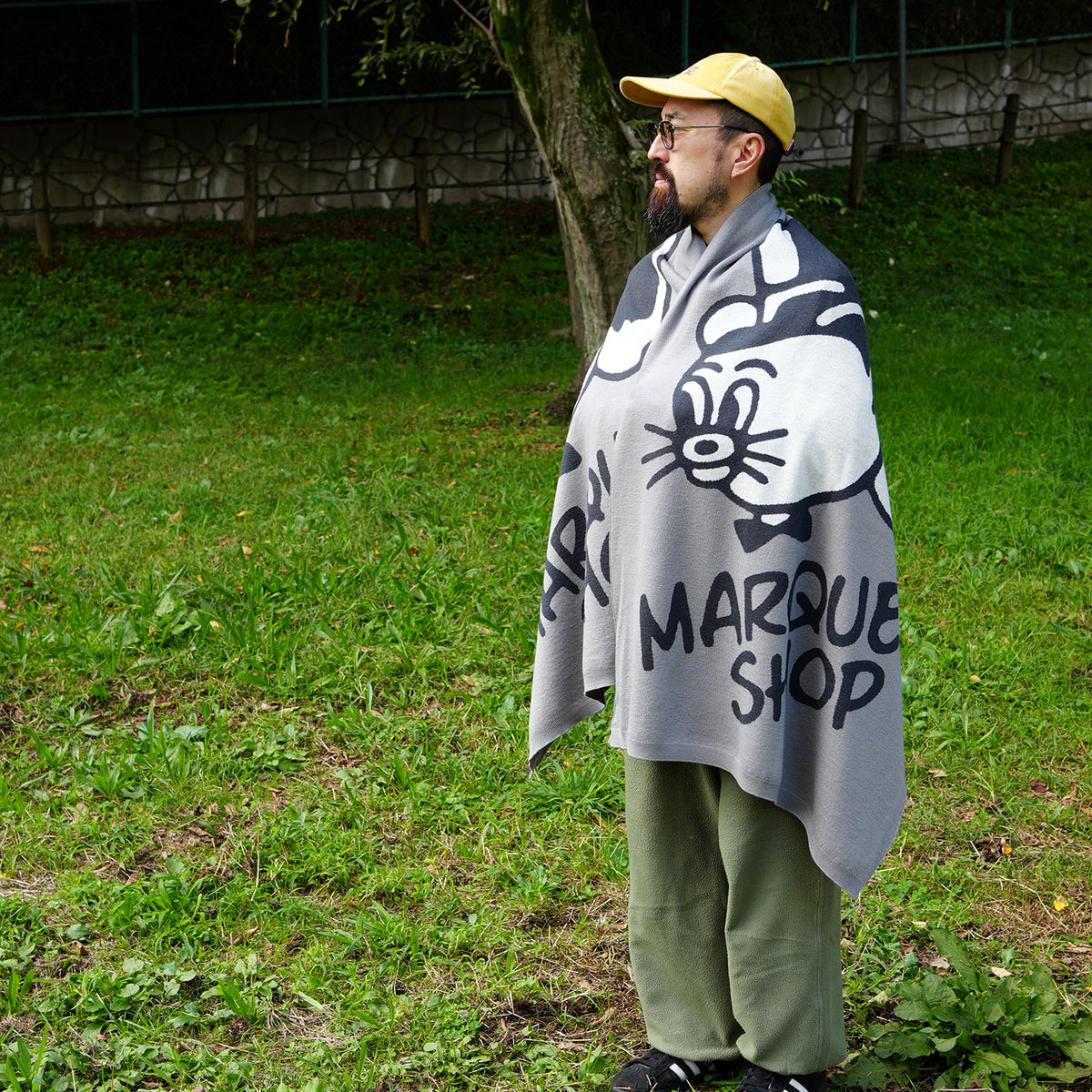 toiro knitwear × MARQUEZ SHOP / MARQUEZ Big-Stole｜ウール100