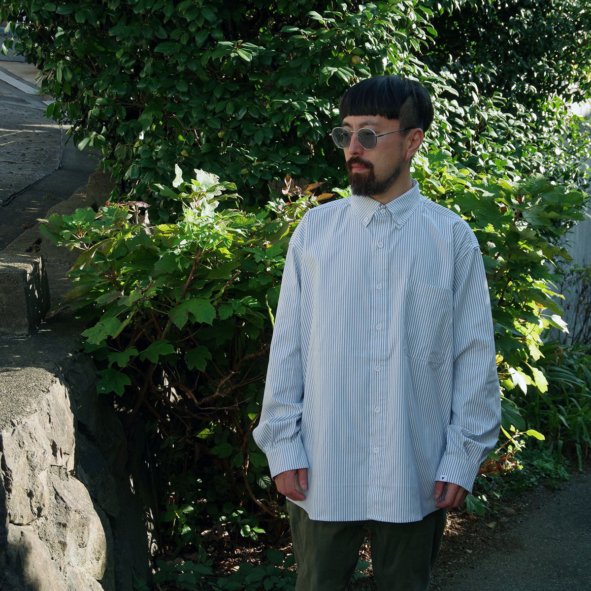 PAPERSKY HIKE&BIKE BIG SHIRT グレー HIKE & BIKE T-Shirts