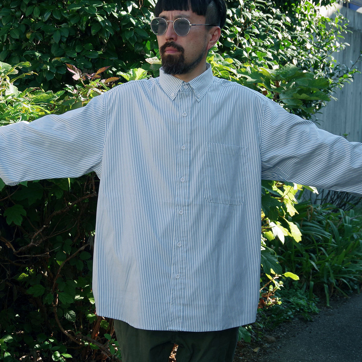 PAPERSKY WEAR / HIKE&BIKE CAVE OXFORD BIG SHIRT – tempra