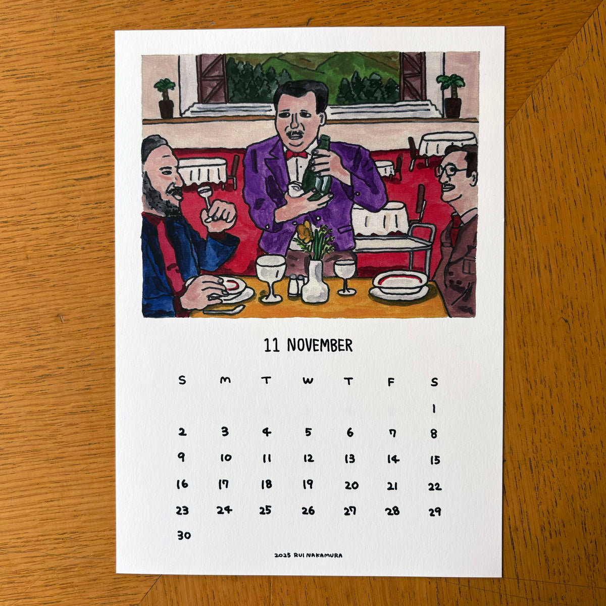 RUI NAKAMURA 2025 CALENDER / ナカムラルイ 2025 カレンダー