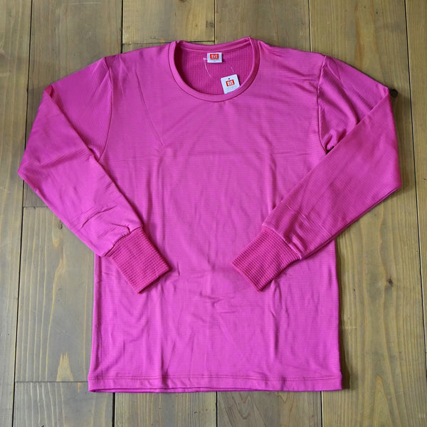 瞬暖 GRID-TEC+ クルーネック（サムホール）