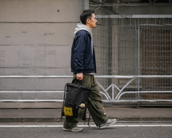CAMP HACK × tempra garage「オサンポ ナップサック2」｜3WAY仕様の高