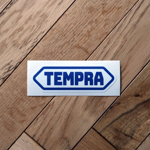 TEMPRA ブルーステッカー