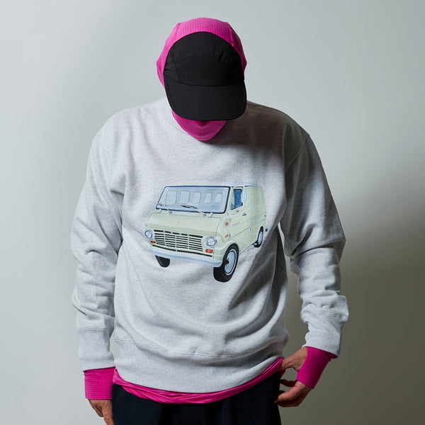 GRID TEC+ 発売記念リミテッド スウェット「ERI TSUNODA（YOKA）グラフィック」HTRK 別注 エコノライン