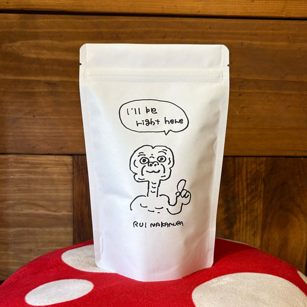 ナカムラルイ 手描きイラスト 深煎りブレンドコーヒー豆 150g｜LAMBDA COFFEE CLUB - tempra online store