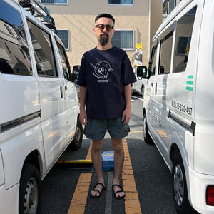 RUI NAKAMURA × tempra Tシャツ ‐ ネイビー - tempra online store