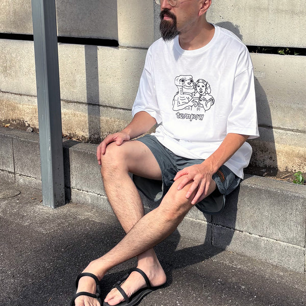 RUI NAKAMURA × tempra Tシャツ ‐ ホワイト - tempra online store