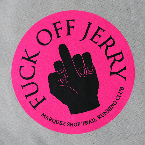 MARQUEZ SHOP「FUCK OFF JERRY」巾着トート