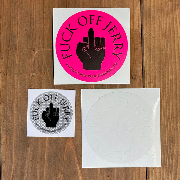 MARQUEZ SHOP「FUCK OFF JERRY / MTRC」ステッカーセット