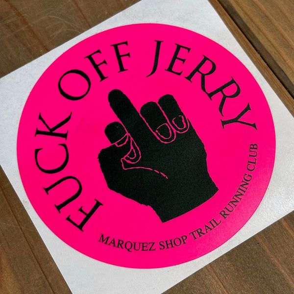 MARQUEZ SHOP「FUCK OFF JERRY / MTRC」ステッカーセット