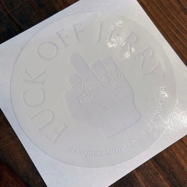 MARQUEZ SHOP「FUCK OFF JERRY / MTRC」ステッカーセット