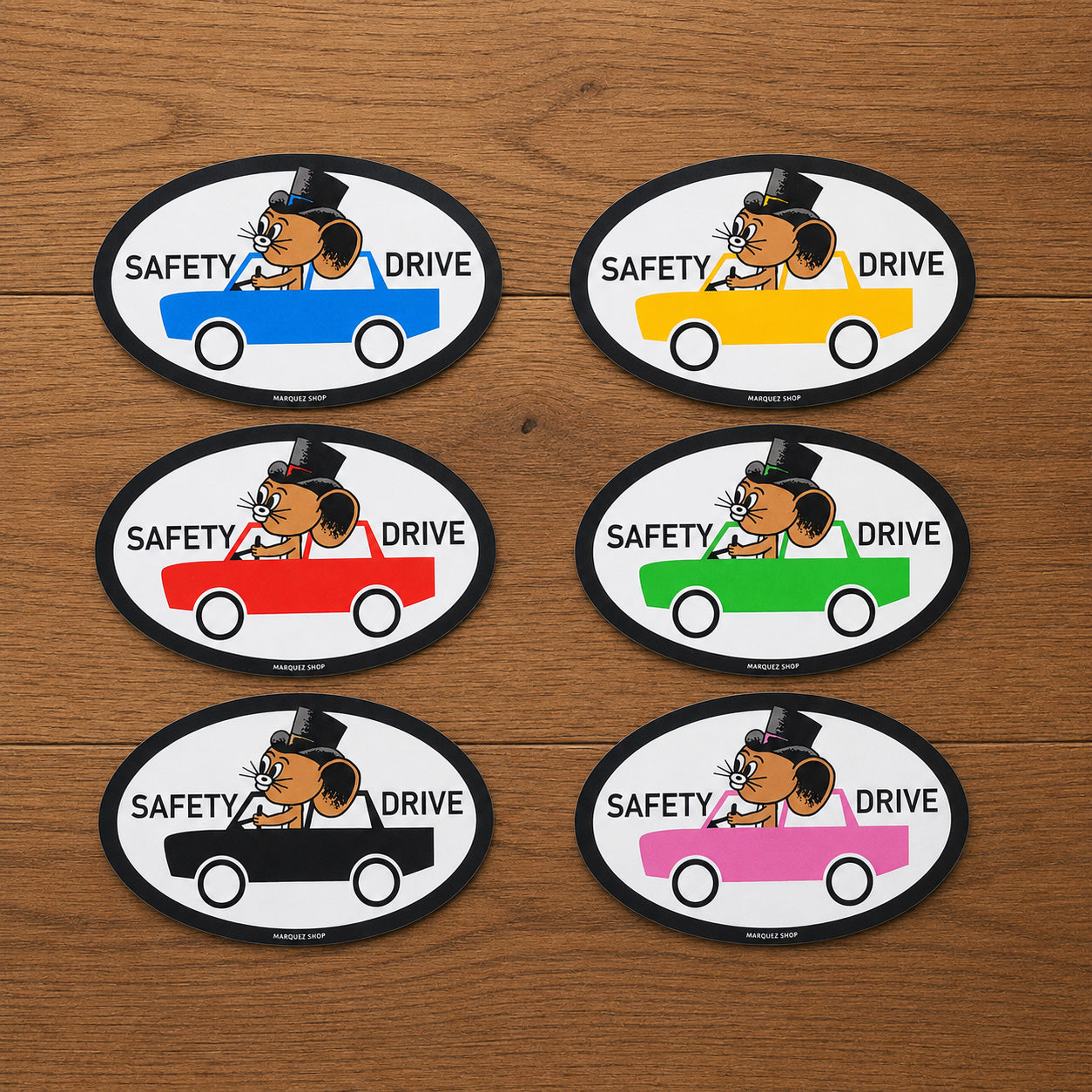 MARQUEZ SHOP オフィシャル SAFTY DRIVE マグネット／ステッカー 日本