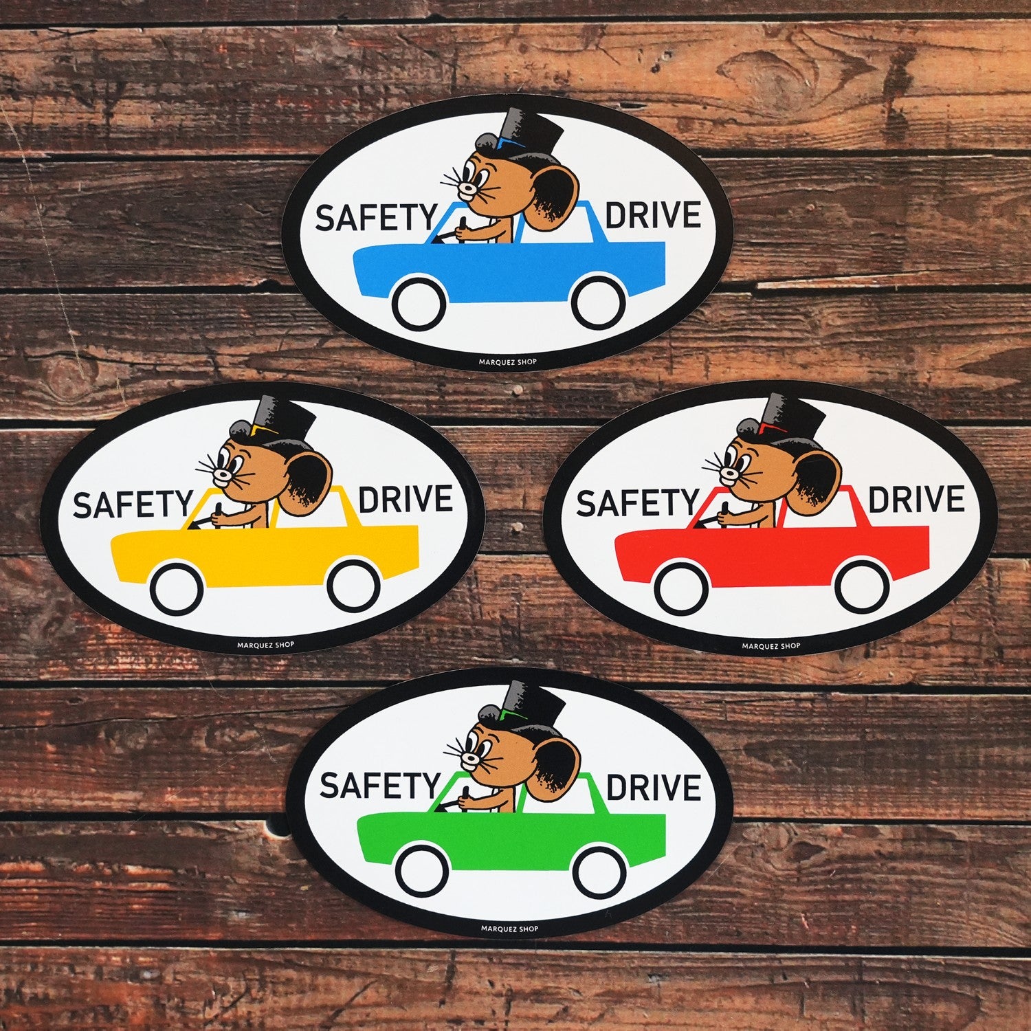 MARQUEZ SHOP オフィシャル SAFTY DRIVE マグネット／ステッカー 日本