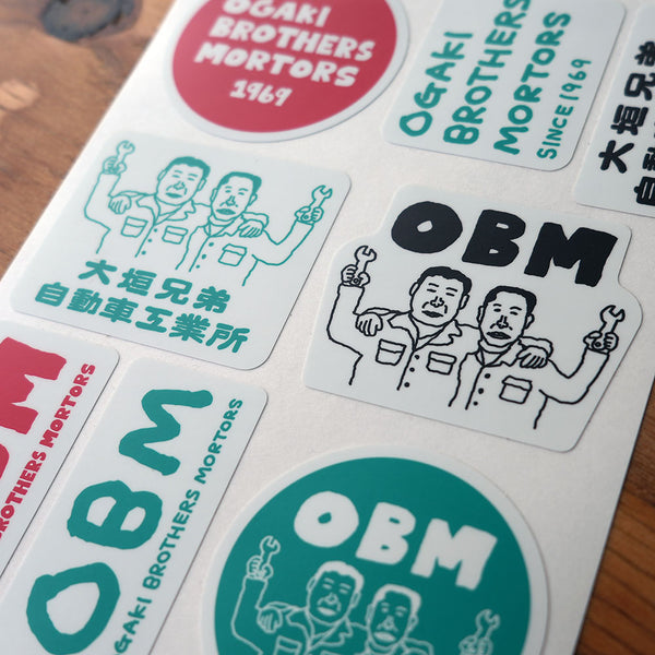 tempra motores 「OGAKI BROTHERS MORTORS／大垣兄弟自動車工業所」ステッカーセット