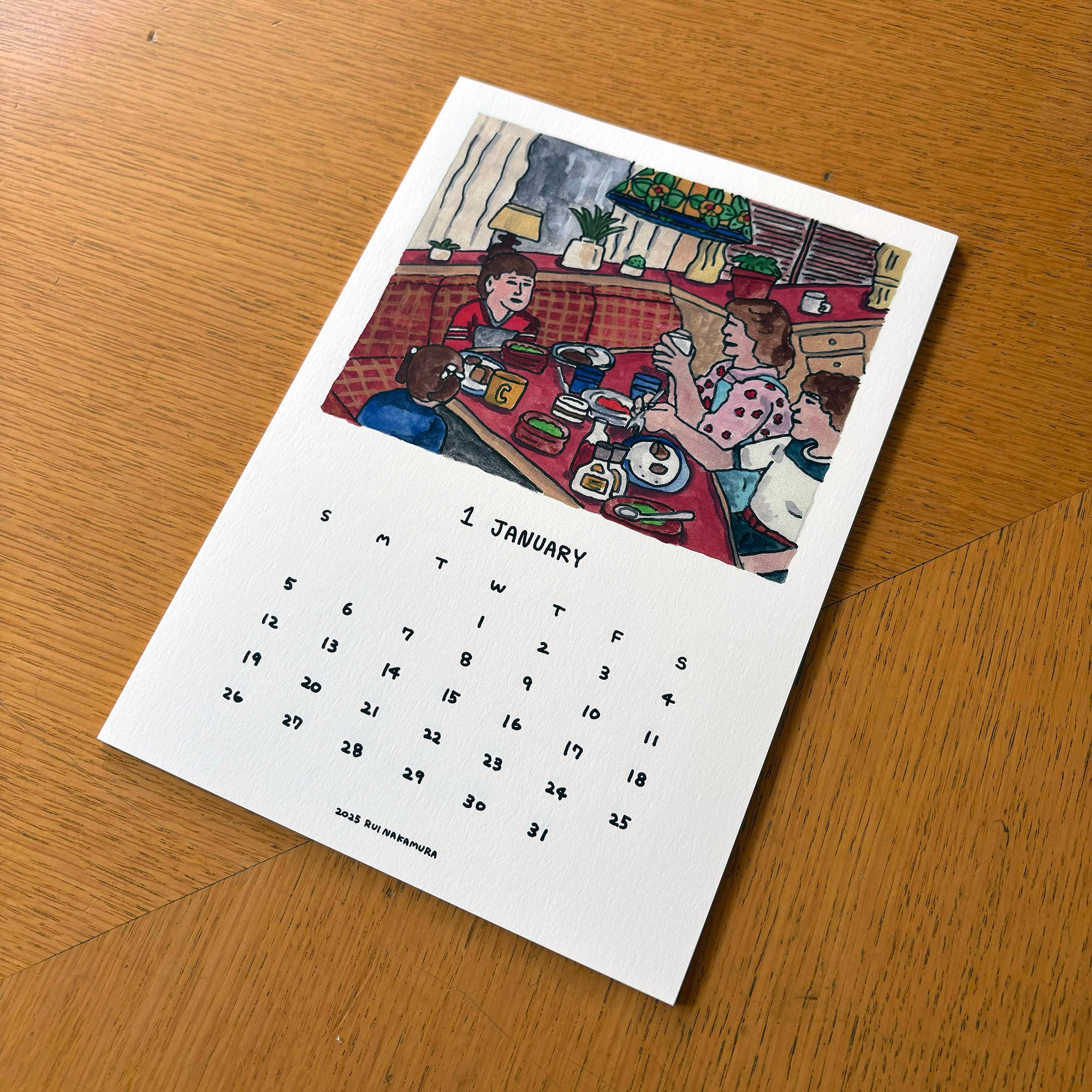 RUI NAKAMURA 2025 CALENDER / ナカムラルイ 2025 カレンダー – tempra