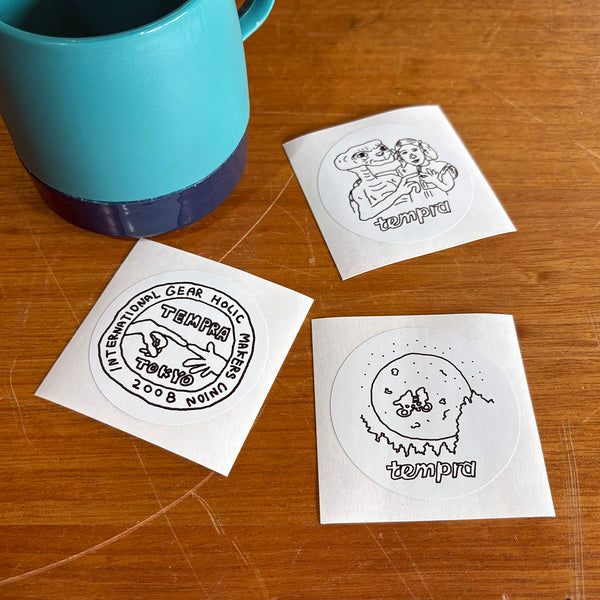 RUI NAKAMURA × tempra ロゴ ステッカーSET - tempra online store