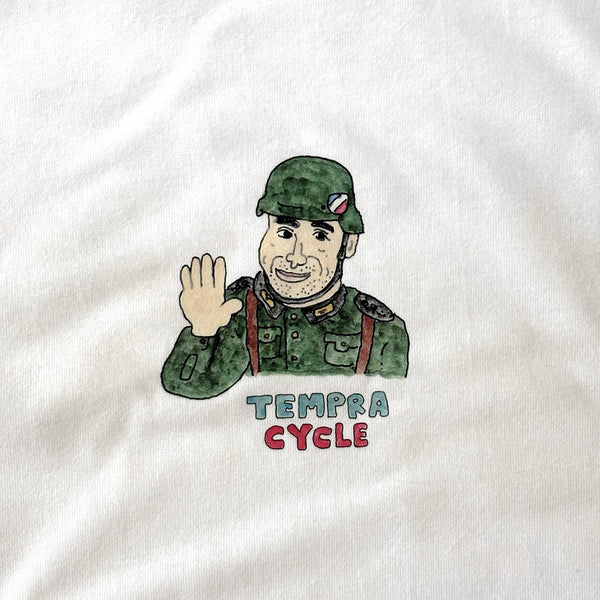 RUI NAKAMURA x TPC POPOP Tシャツ 第一弾「兵隊おじさん」 - tempra online store