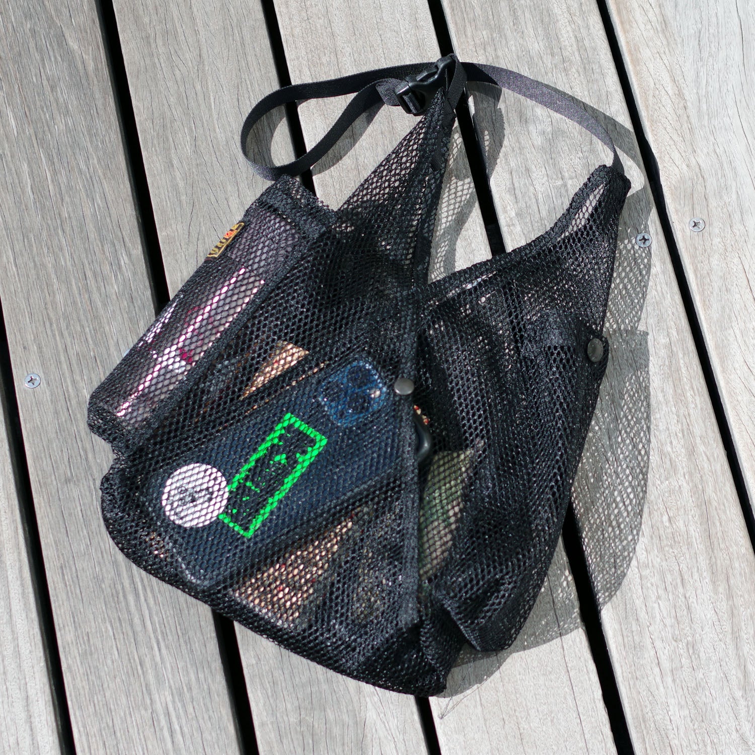 HALF TRACK PRODUCTS / +u small mesh メッシュトートバッグ