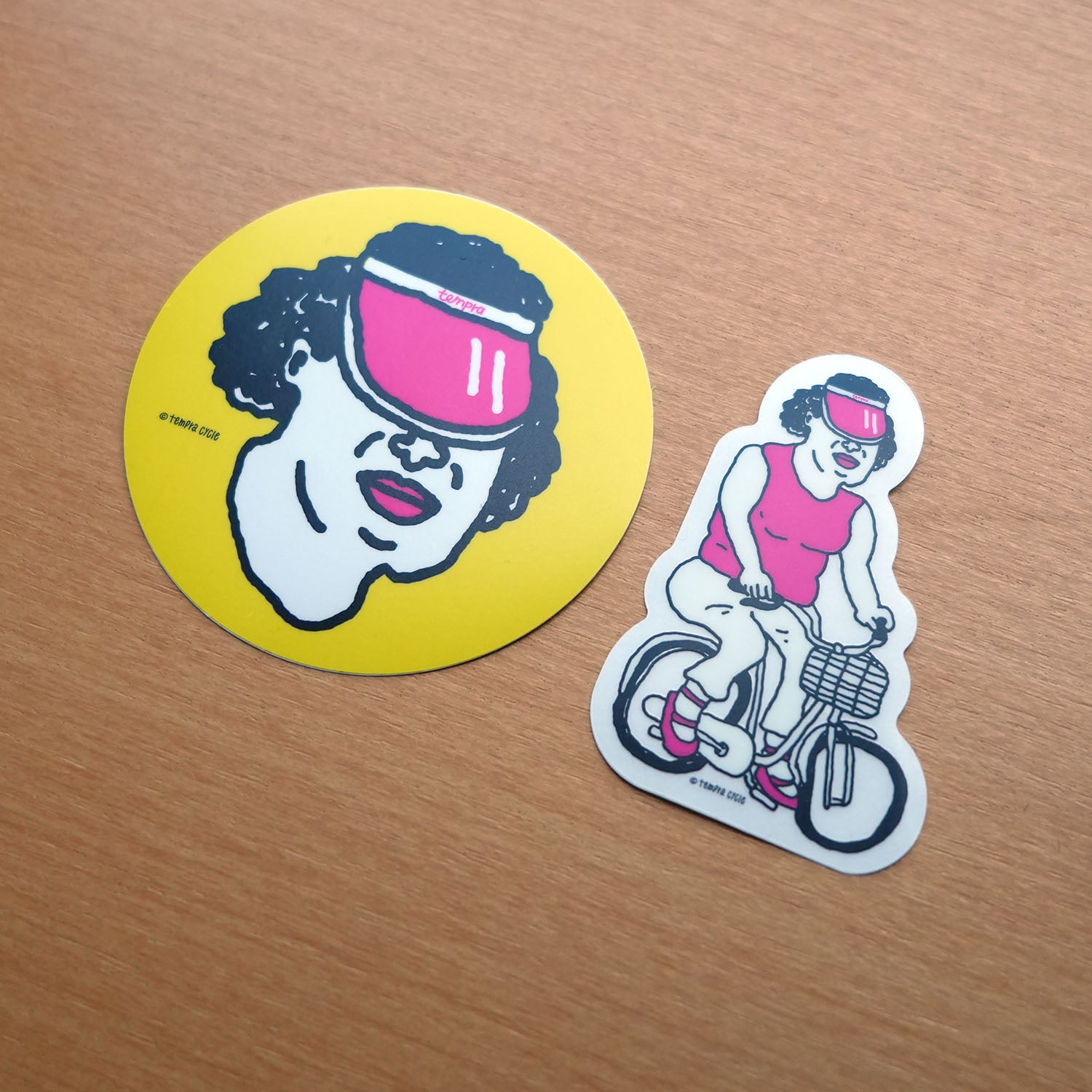 tpc「VISOR GIRL／バイザーガール」ステッカーSET – tempra online store