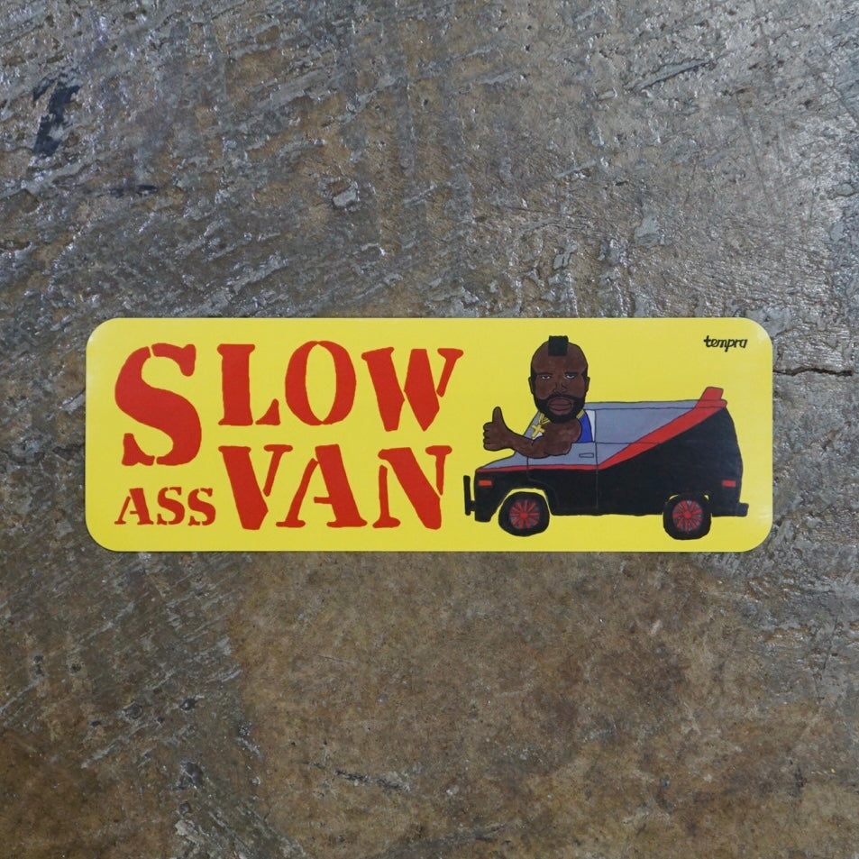 SLOW ASS VAN マグネット / ステッカー Ver.1（ナカムラルイ / RUI